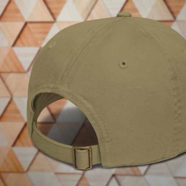 Dad Hat Cap (Bio-Baumwolle) - Vegan Superheroes Logo (gestickt) – Bild 2