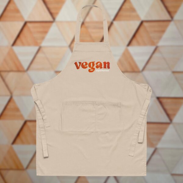 Kochschürze (Bio-Baumwolle) - Vegan Superheroes Cord – Bild 2
