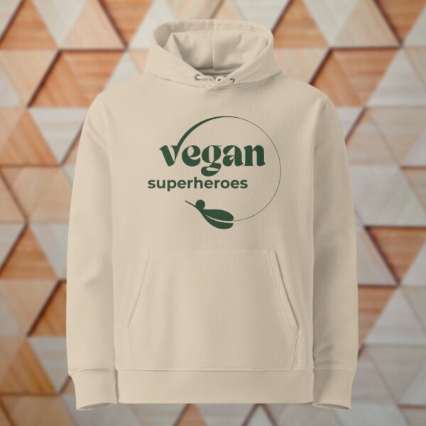 Hoodie Vegan Superheroes Logo – Bild 6