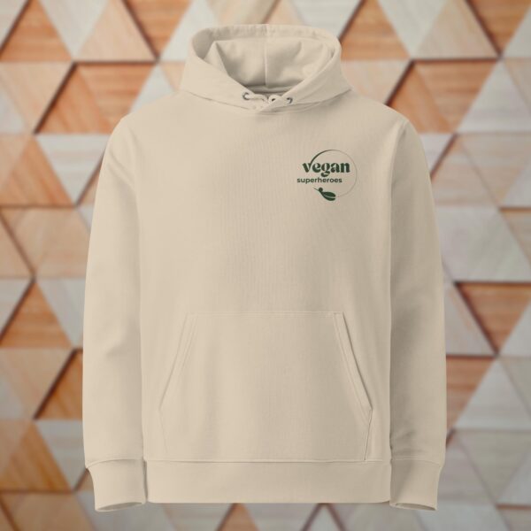 Hoodie Vegan Superheroes Logo (gestickt) – Bild 6