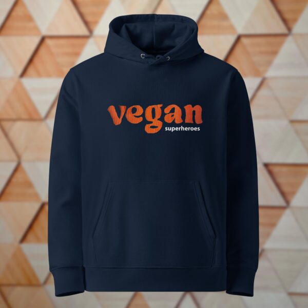 Vegan Superheroes Hoodie Cord 'weiß' – Bild 2