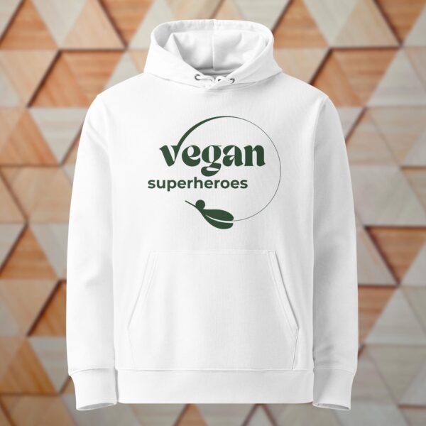 Hoodie Vegan Superheroes Logo – Bild 5