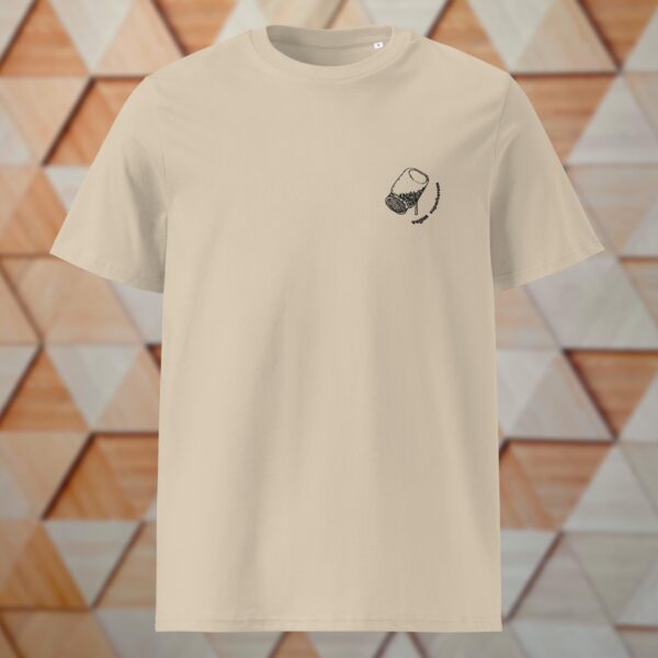 Unisex-T-Shirt (Bio-Baumwolle), Motiv Sprossenglas