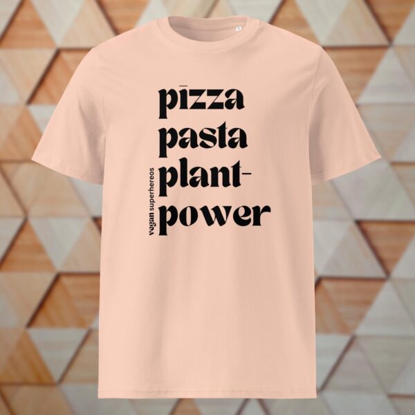 Pizza Pasta Plant Power Shirt – Bild 3