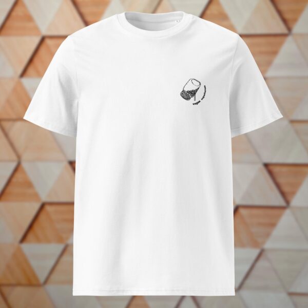 Unisex-T-Shirt (Bio-Baumwolle), Motiv Sprossenglas – Bild 2