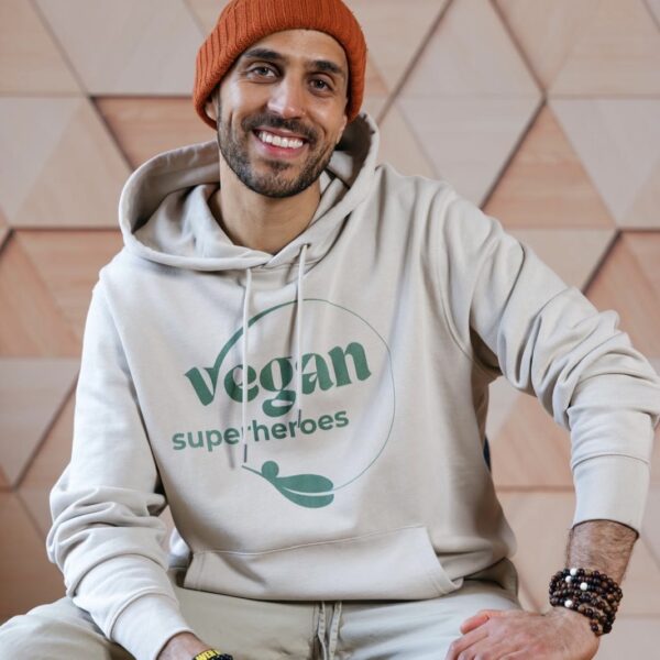 Hoodie Vegan Superheroes Logo