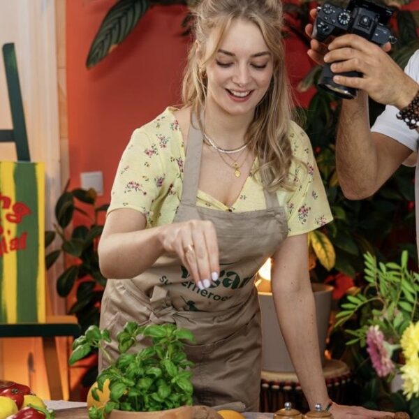 Kochschürze (Bio-Baumwolle), Vegan Superheroes